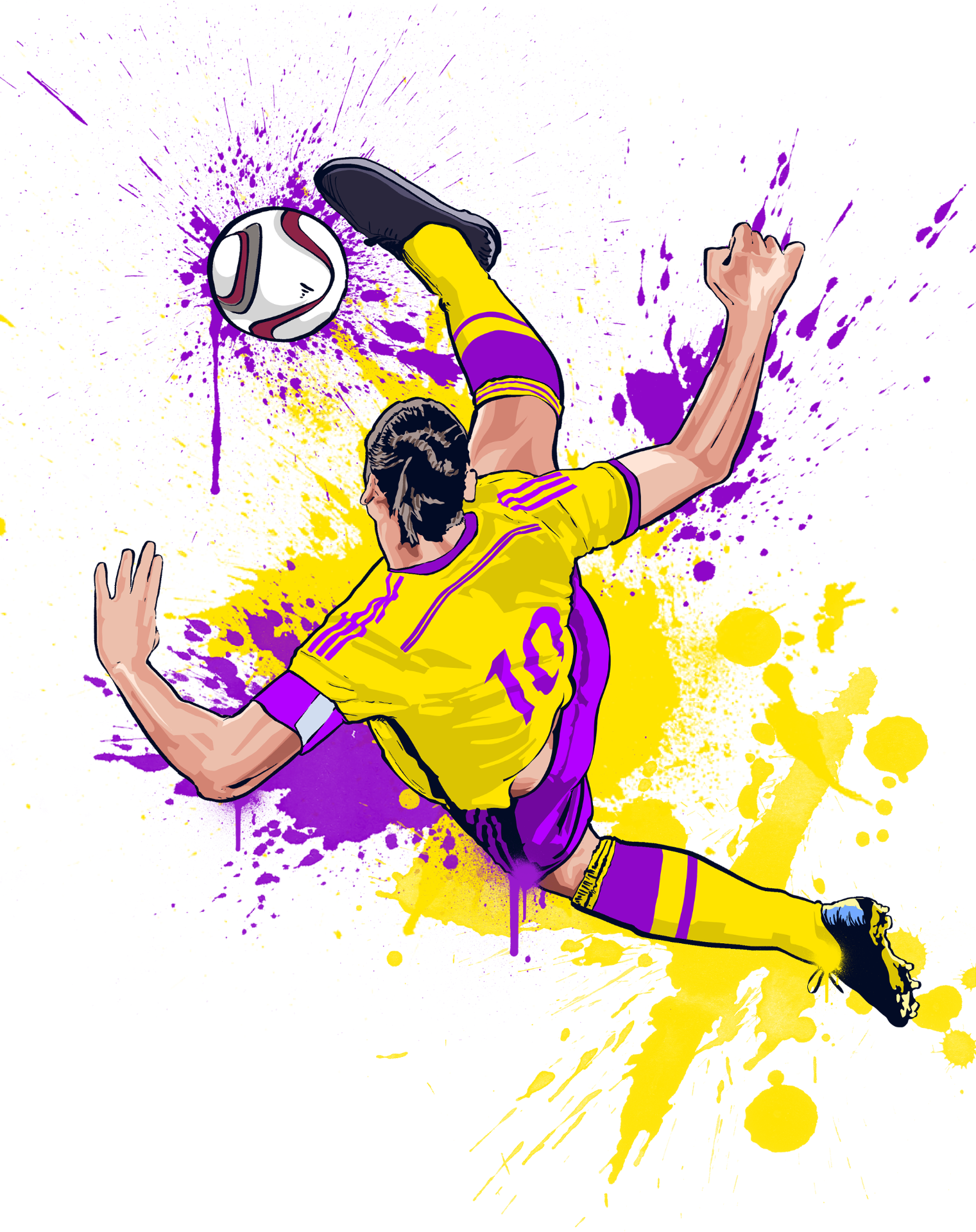 Illustration joueur Street Baller