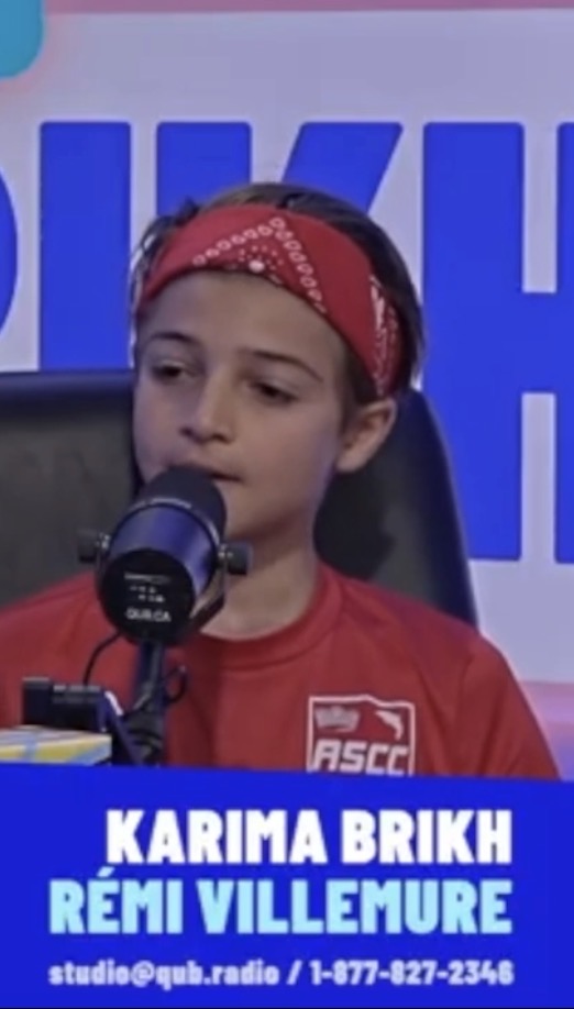 Arthur en gros plan à QUB Radio